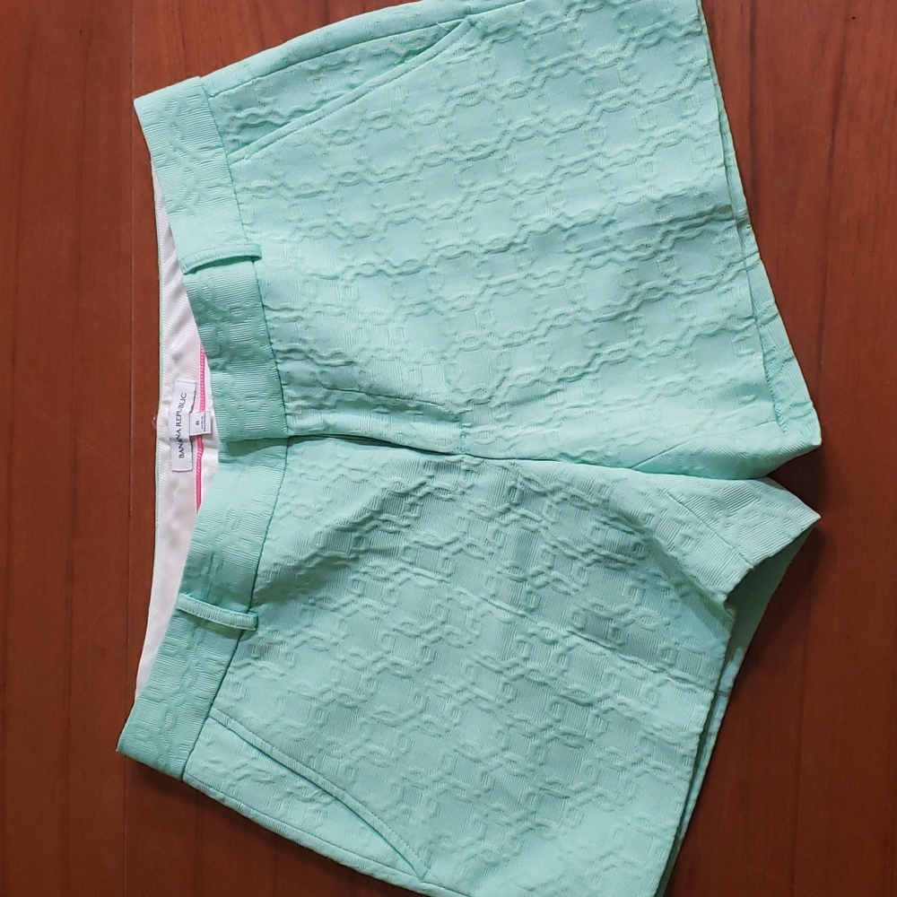 Banana republic brocade dressy shorts size 8
